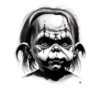Chucky tattoo design idea