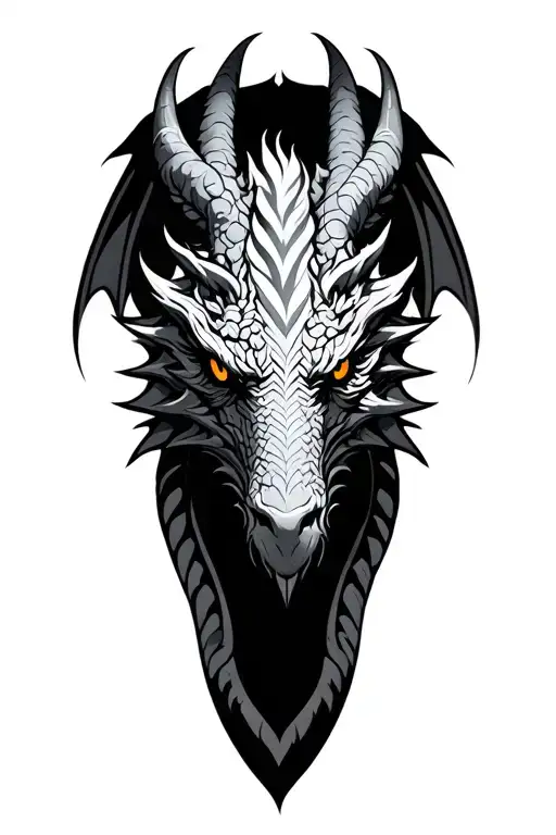 Norse Dragon tattoo design idea