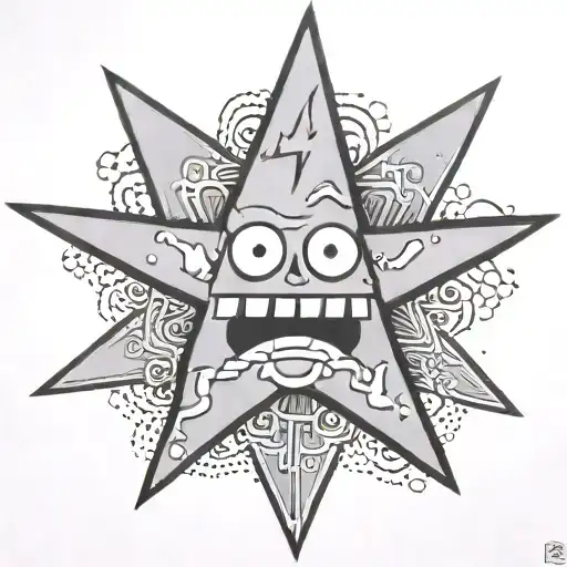 Patrick star tattoo design idea