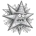 Patrick star tattoo design idea