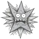 Patrick star tattoo design idea