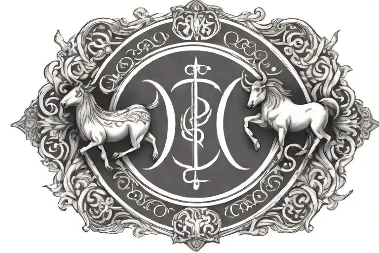 Virgo sign Gemini sign Capricon sign Taurus sign tattoo tattoo design idea