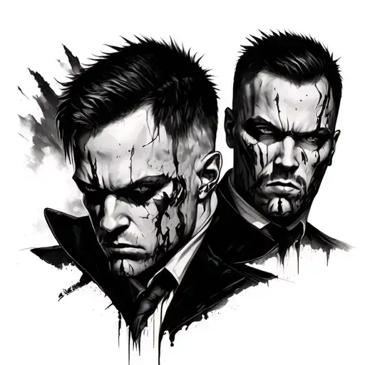 Albert Wesker Resident Evil tattoo design idea