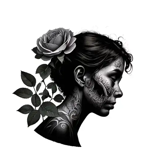 Sexual Assault childhood trauma growth tattoo design idea