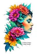 nothing changes if nothing changes tattoo design idea