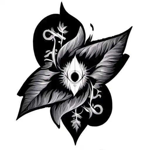 dmt thc tattoo design idea