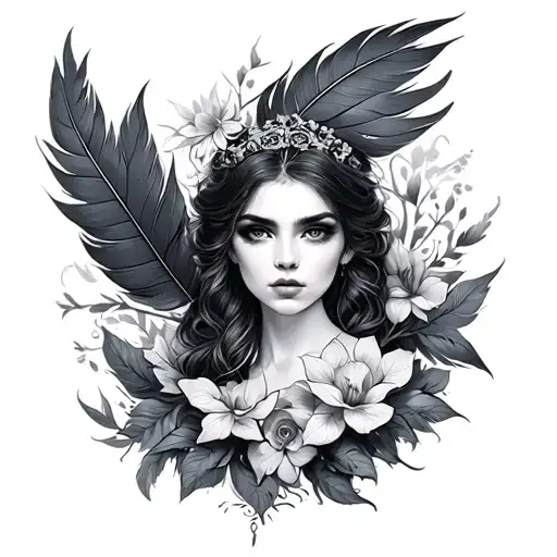 Plumearia tattoo design idea