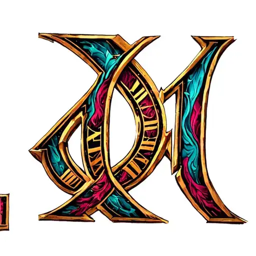 "9 10 11" roman numerals tattoo design idea