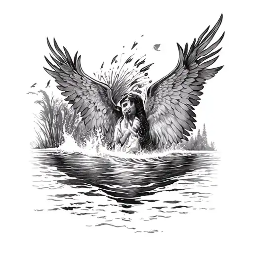 Rügen, Baltic Sea, 04.08.1999, family, hard life, sad past, courage, faith, strength, goals and dreams tattoo design idea