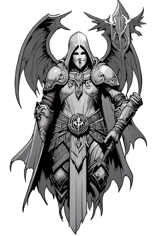 warhammer 40k saint celestine tattoo design idea
