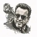 Billy Joel tattoo design idea