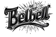 fireworks exploding with the name bell written  tattoo design idea