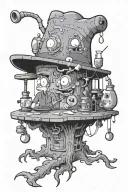 The Marvelous Misadventures of Flapjack, Chowder, Ed, Edd, n Eddy, Courage the Cowardly Dog, Dexter’s Lab tattoo design idea