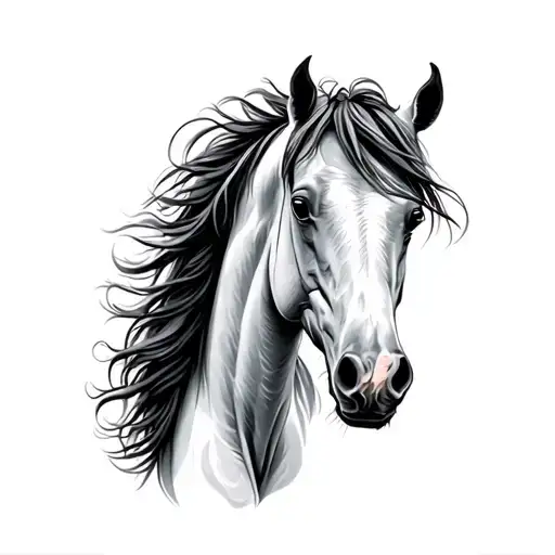 Draft Horse tattoo design idea