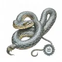 King cobra snake tattoo design idea