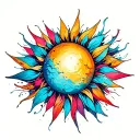 Sonne tattoo design idea