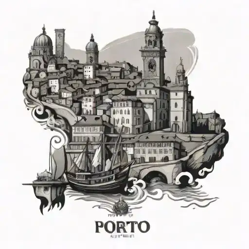 Porto, São Bento tattoo design idea