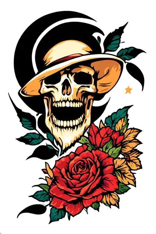 American traditional flash sleeve tattoo design idea