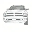 a dodge ram tattoo design idea