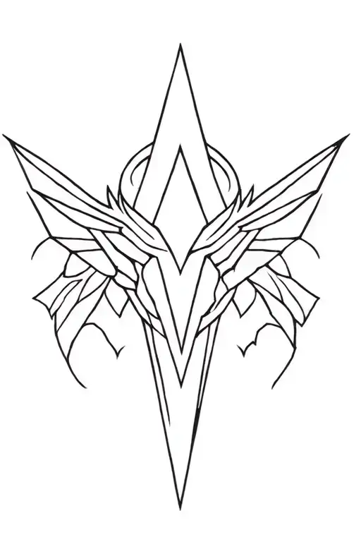 trinity force zelda tattoo design idea