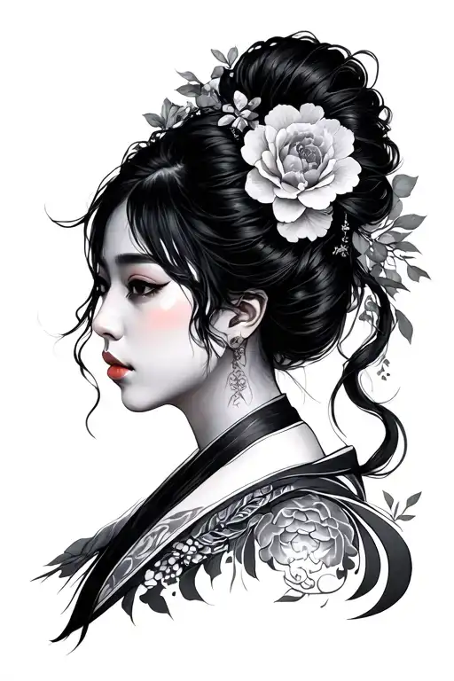 Korean tattoo design idea