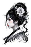 Korean tattoo design idea