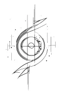 cybernetic patterns tattoo design idea