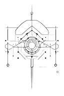 cybernetic patterns tattoo design idea