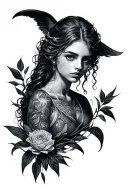 solitude tattoo design idea