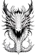 Filler dragon design tattoo design idea