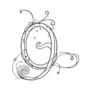 semi colon tattoo design idea