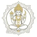 Kubera Shiva, Ganesha, Lakshmi, and Hanuman Surya, Saraswati, Vishnu, Dhanvantari and Krishna tattoo design idea