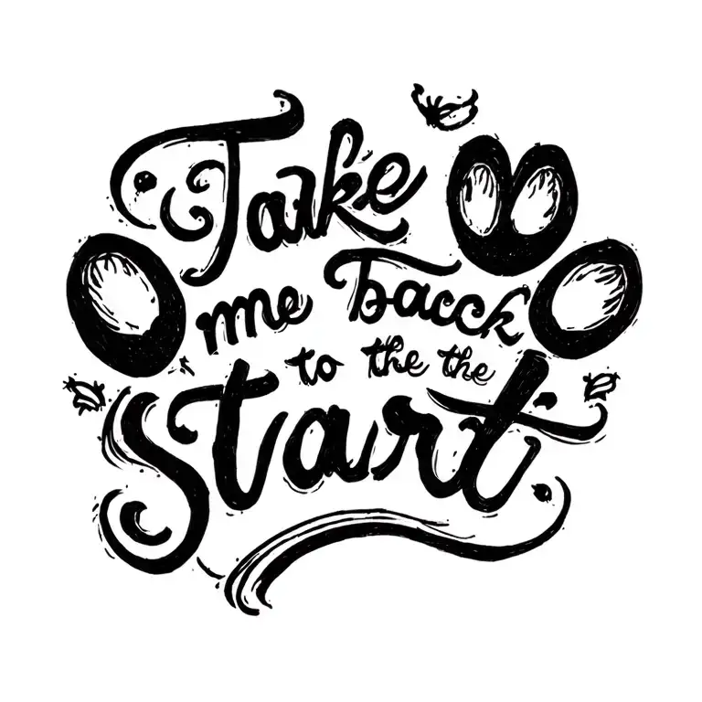 "Text in cursive " a dog paw with the words   07/02/2012- Take me back to the start -20/02/2025                                   Buster tattoo design idea