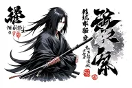 Itachi Uchiha tattoo design idea