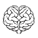 kintsugi brain with broken heart tattoo design idea