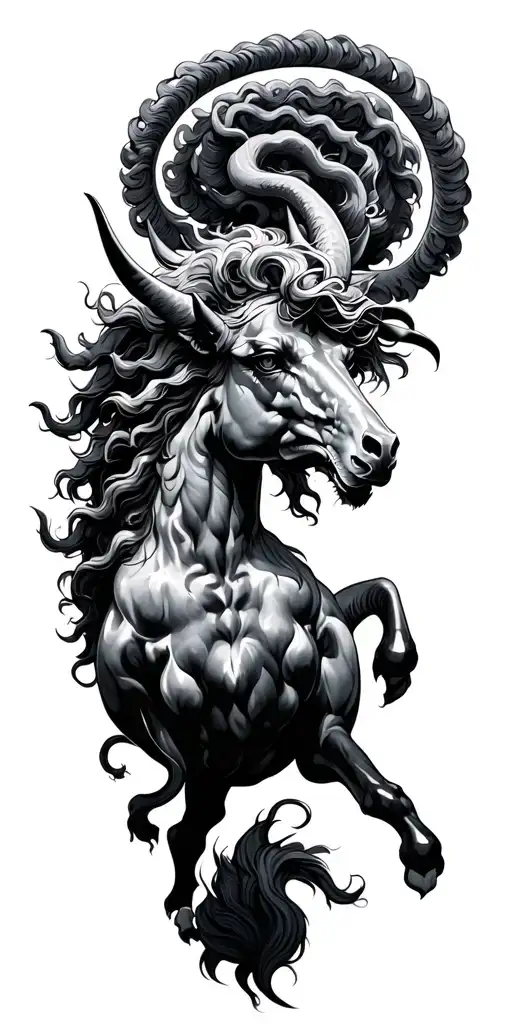 Pegasus, Minotaur, Medusa tattoo design idea