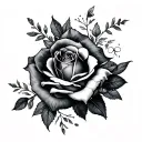 Dark Romance tattoo design idea