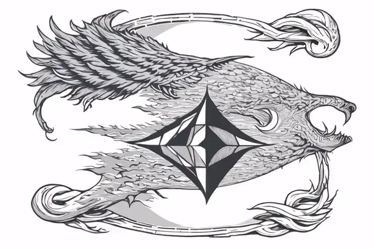 Euclid by Sleep Token band tattoo design idea