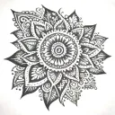Henna tattoo design idea