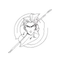 jojo bizarre adventure 3-9 tattoo design idea