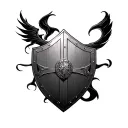 Achilles Shield tattoo design idea