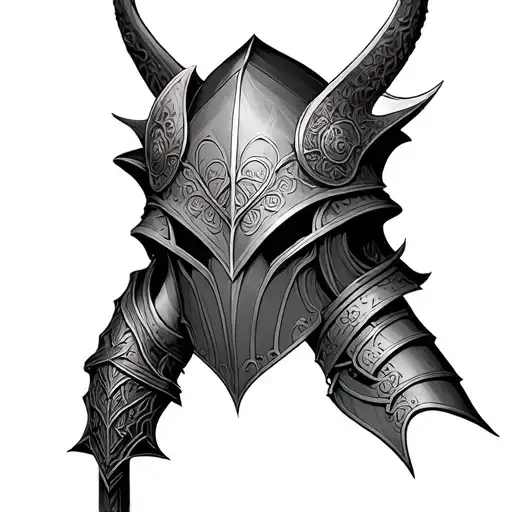 tolkien armor tattoo tattoo design idea