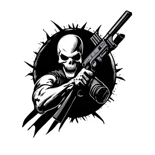 call of duty ghost bicep tattoo design tattoo design idea
