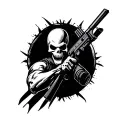 call of duty ghost bicep tattoo design tattoo design idea