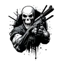call of duty ghost bicep tattoo design tattoo design idea