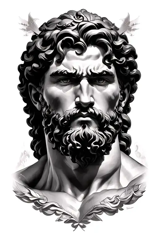 hercules greek mythology tattoo design idea