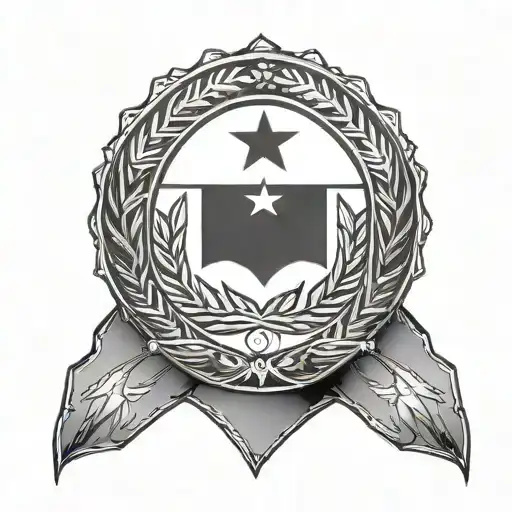 Kurdistan flag tattoo design idea