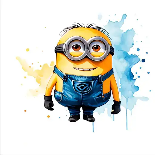 minion tattoo design idea