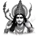 Vishnu tattoo design idea