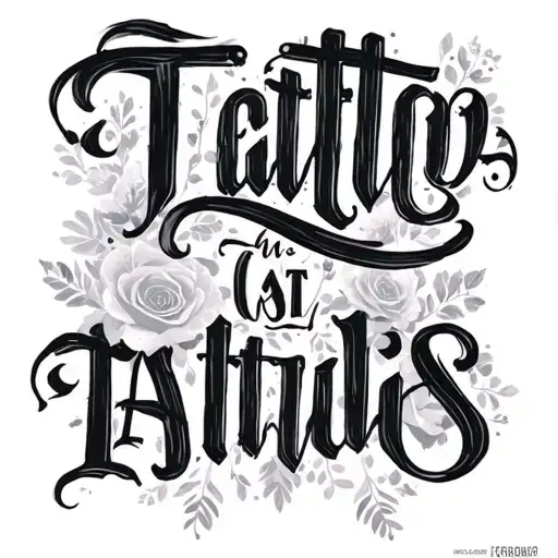 That’s a perfect combination—soft modern elegance will make the script look refined and timeless, while black and gray s tattoo design idea